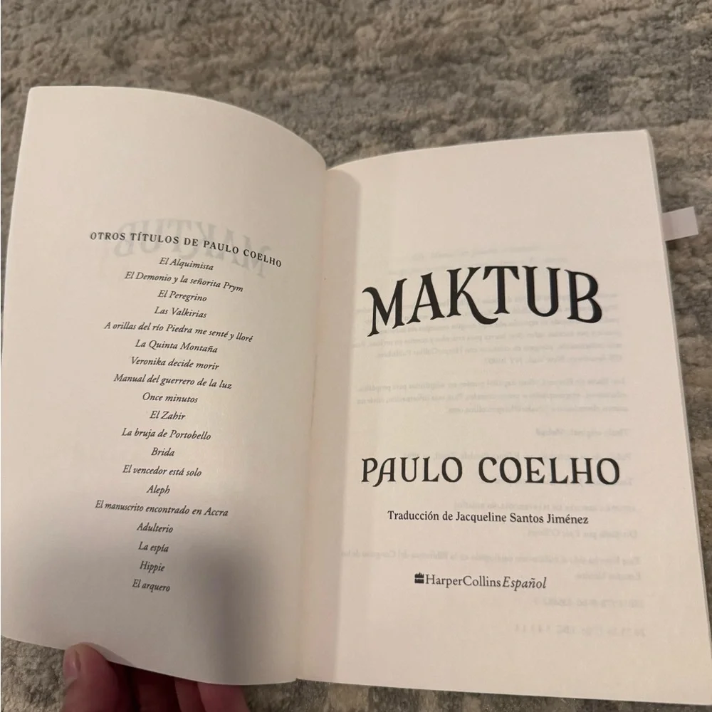 Maktub Hardcover-Style Notebook — Pink & Green Decorative Cover